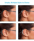 12 Pairs Anti Slip Eyeglasses Ear Grips Retainer, Premium Silicone Ear Hooks That Keep Glasses From Slipping Down Your Nose