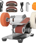 3 In 1 Mini Belt Sander With Knife Sharpener And Electric Bench Grinder For Metal And Wood DIY Handcraft Beast Mode Power Seven Speed Adjustable Polisher Includes Sanding Belts Great For Knife And Tool Sharpening For DIYers