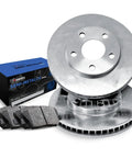 Nissan Sentra Front Brake Kit With Semi Metallic Pads And Blank Rotors, 11 Inch Front Rotors, Fits 2013-2019 Sedans