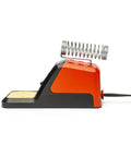 Side view of a Digital Soldering Station With 70W Precision Iron, 120V, Fast 15 Second Heat Up From 212F To 650F, in ergonomic design.