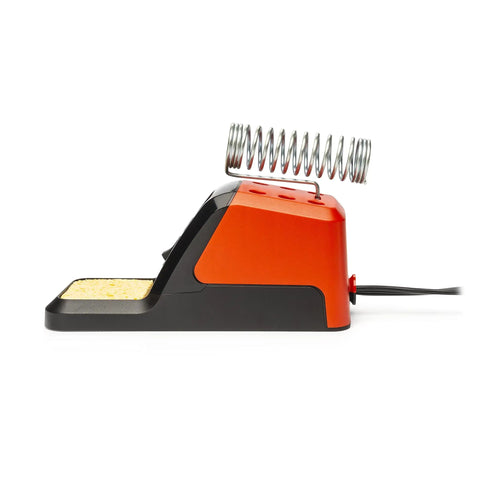 Side view of a Digital Soldering Station With 70W Precision Iron, 120V, Fast 15 Second Heat Up From 212F To 650F, in ergonomic design.