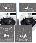Heavy Duty Washer And Dryer Top Covers Non Slip Protector Mats For Laundry Room Thickened Dust Proof And Quick Dry 26.8 By 26.8 Inch