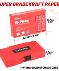 Packaging and case of 15 Piece Bolt Extractor Set for Three Eighths Inch Drive Beast Mode Nut and Bolt Remover Kit