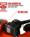 Gearbox oil filler of 65 Inch PTO Driven 3 Point Hitch Offset Flail Ditch Bank Mower For 30 To 60HP Cat 1 Tractors, 85 Inch Offset