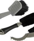 Three Piece Grey Brush Set For Home Improvement And Diy Projects Must Have All Purpose Tools For Cleaning Painting Dusting And Detailing