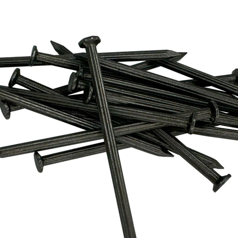 Heavy Duty 3.5 Inch Fluted Concrete Masonry Nails Quick No Sweat Fastening For Cinder Block Walls Hardened Carbon Steel Badass Grip Pack Of Fifty Rugged Performance On Any Job Site