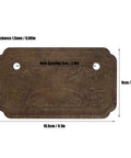 Antique Bat Style Brass Drawer Pull Handle With Two Screws For Cabinets Wardrobes And Dressers Old School Retro Bat Hardware easy install