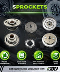 Sprockets for 4.7 Timing Chain Kit With Sprocket For 2002 To 2008 Dodge Ram Dakota Durango Jeep Grand Cherokee Commander