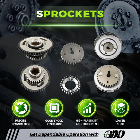 Sprockets for 4.7 Timing Chain Kit With Sprocket For 2002 To 2008 Dodge Ram Dakota Durango Jeep Grand Cherokee Commander