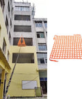 Heavy Duty Cargo Lifting Net For Moving And Construction 6.6 By 6.6 Feet 2204 Lb Load Capacity hoisting load from building