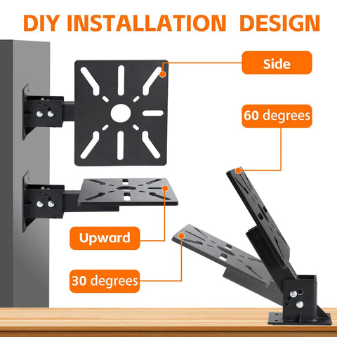 Heavy Duty Bench Grinder Stand With Multi Angle Swivel Top showing adjustable angles for side and upward positions.