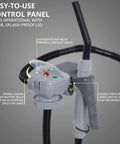 Electric Fuel Transfer Pump With Adjustable Flow Nozzle For Fast Siphoning From Gas Cans To Cars And Equipment, fits standard cans