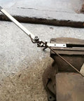Heavy Duty Mini Tubing Bender And Rod Forming Tool For Stainless Steel Built To Bend Mild Steel Rods mounted on workbench