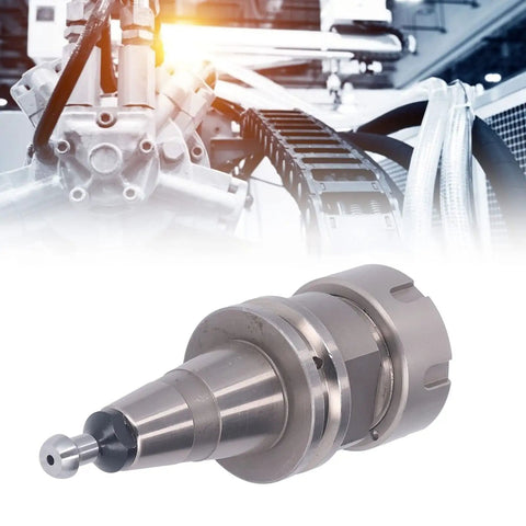 Heavy Duty CNC Lathe Collet Chuck Holder With Rust Resistant Precision Milling Tool Bracket For High Speed Grinding And Tough Machining Jobs, close-up angle showing precision design.