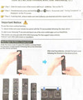 Instruction manual for Universal TV Remote Replacement For Smart TVs, No Fuss Setup And Plug And Play, showing pairing steps.