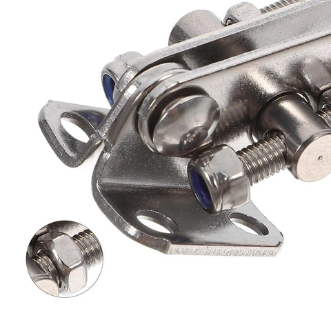 Adjustable Toggle Clamp Set One Pair With Heavy Duty Boss Grip Stainless Steel And PVC For Secure Closures detail view