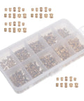 500 Pcs Brass Knurled Insert Nuts M2 M2.5 M3 For 3D Printing And Metal Panels Durable Metric Thread Embedment Kit With Cool Organized Storage Solution, plastic organizer with brass inserts