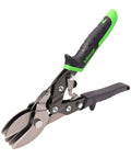 5 Blade Crimper For Sealing Round Metal Pipe With Rugged High Carbon Steel Blades And Chrome Silicon Spring Comfortable Over Molded Handles