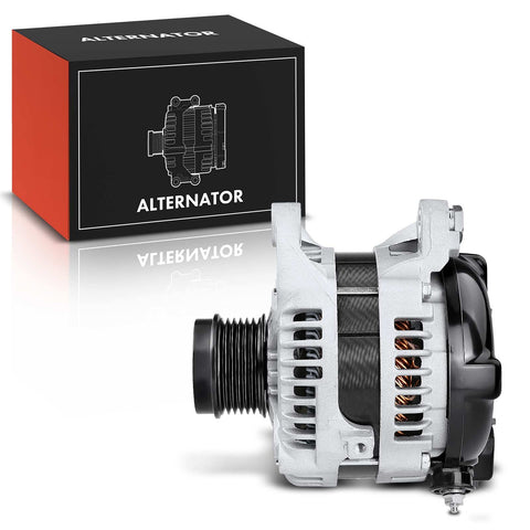 Side view of Top-Notch Alternator For Toyota Camry 2012 2013 2014 2015 RAV4 2009 2010 2011 2012 Scion tC with box