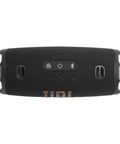 Top view of Rugged Waterproof Bluetooth Speaker With AI Sound Boost And Boss Level Bass, Up To 28 Hours Of Playback, showing control buttons