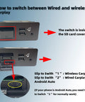 Slick Wireless Type C CarPlay Retrofit Kit For Mazda 2 3 6 CX 3 CX 5 CX 9 MX 5 2015 2020 With PD Fast Charging Apple CarPlay Wireless Only