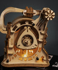 Hands On 3D Wooden Puzzle Engine Kit With 230 Piece Rotary Engine Build For Adults And Enthusiasts, Dope Functional Mechanical Model With Dynamic Motion, Educational STEM Project For Curious Hobbyists, front view