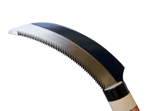 All Steel Rope Cutting Scythe For Tough As Nails Rigging And Outdoor Use, Durable Forged Steel Blade close-up
