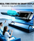 People watching TV with Wireless HDMI Transmitter And Receiver Kit With 5GHz Long Range Up To 1148ft 350m Plug And Play 1080P Full HD