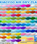 Air Dry Clay Set With 100 Colors For Ages 3 To 12 Kids And Teens, Safe Non Toxic Modeling Clay in vibrant shades, box set