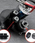 Stealth X Drive Gear Set For Element Enduro 1 By 10 RC Truck Steel Transmission Gears 50T 30T And 51T 29T Upgrade in close-up view