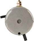 End view of 12V Marine Starter Replacement for Evinrude Outboards, 9-Tooth PMDD, CCW Rotation, Fits E40EC E40EL E40RC E40RL E40TEC E40TEL