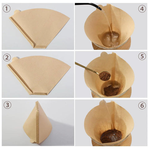 200 Count Unbleached Cone Coffee Filters For Drip And Pour Over, Disposable Cone Paper Filters Fits 2 To 6 Cup Coffee Makers, Easy Cleanup, Smooth Brew And Consistent Flavor