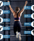 Woman exercising with interchangeability of 9 massage heads for Heated Massage Gun With Heat Head For Deep Tissue Muscle Relief.