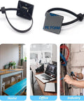 Self Adhesive Cable Zip Tie Mounts Kit With 3M Strong Adhesive shown in home, office, and industry settings