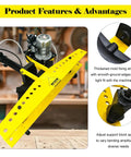 Heavy Duty 110V Electric Hydraulic Pipe Bender With 21 Ton Force And 10 Precision Dies For Round Copper Steel Tubing detailed view of yellow support structure and motor.