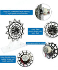 7 Color Ferris Wheel Soldering Practice Kit with LED and motor, showcasing components of the electronics DIY project for kids.