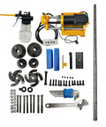 Amazon HayWHNKN yellow portable precision boring machine with 110V motor, long guide bar and accessory kit