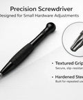 Replacement Wallet Screw Kit With Screwdriver 14 Black And 14 Blue Stainless Steel Screws Durable Easy Install Upgrade Kit For Your Slim Wallet Not Included, featuring precision screwdriver with textured grip and hardened steel tip
