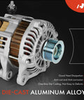 Beefy 12V 100A Six Groove Pulley Alternator for Mazda CX5 CX3 MX5 Miata and Toyota Yaris Yaris iA Scion iA Replacement 2013 to 2023 Models