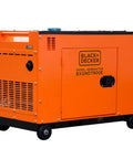 Heavy Duty Diesel Portable Generator Delivers Solid 6500 Watts Peak Output For Reliable Home Backup Camping Rv Road Trips And Job Sites Go Hard No Sweat, orange BXGND7900E model.
