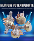 Dope Potentiometer Assortment Kit With 1K To 500K Ohms Includes Multiturn Trimmers And Single Linear High Precision Pots