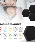 Heavy Duty Hexagon Acoustic Foam Panels For Home Studios And Offices Built Tough Soundproofing Tiles with features displayed.