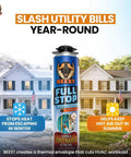 Real Deal Fire Rated Spray Foam Insulation For Walls And Attics Expanding Foam Sealant in a can with winter and summer utility benefits
