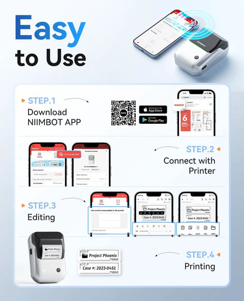 Wireless Bluetooth Label Printer For Home Organization 2 Inch Compact Sticker Maker App Connected Seamless Sync For Smartphone Or Laptop Silver Build Low Key Hassle Free Truly Crushes Every Printing Task