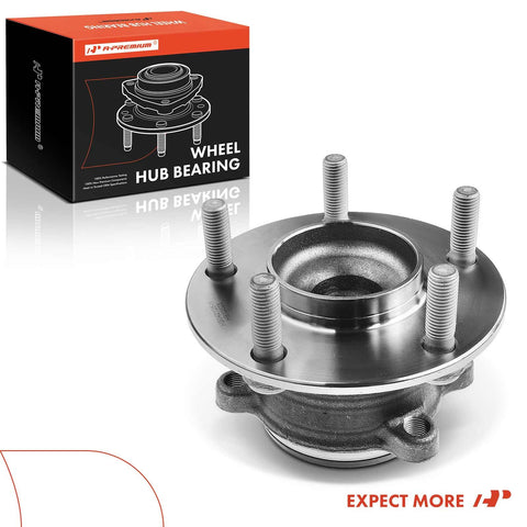 Rear Wheel Bearing And Hub Assembly With Five Lug For Mazda 3 2014 To 2018 And Mazda 3 Sport 2014 To 2018 Heavy Duty Wheel Hub Replacement With High Load Capacity For Daily Driver front view.