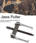Two Jaw Adjustable Gear Puller For Gears Pulleys And Flywheels This Handy Bearing Remover Tool on a workbench