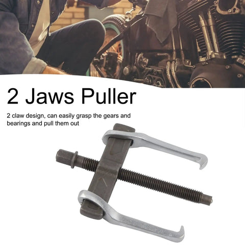 Two Jaw Adjustable Gear Puller For Gears Pulleys And Flywheels This Handy Bearing Remover Tool on a workbench