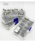 Hex Socket Hexagon Button Cap Head Metric Machine Bolt Assortment Kit M2 Through M10 For DIY Projects And Metalworking Precision Fasteners And Hardware Essentials in plastic organizer