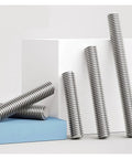 Heavy Duty 304 Stainless Steel Fully Threaded Rods Set 25mm M3 Headless Stud Bolts 30 Pieces For Indoor Outdoor Projects Rust Resistant High Hardness Versatile Build Fasteners