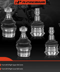 Front Upper And Lower Ball Joint Kit For Ford Ranger And Mazda B Series Trucks Rwd With Front Coil Spring Not For Front Torsion Bar Suspension Your Go To Replacement For Safer Handling And Long Lasting Durability 4-piece ball joints